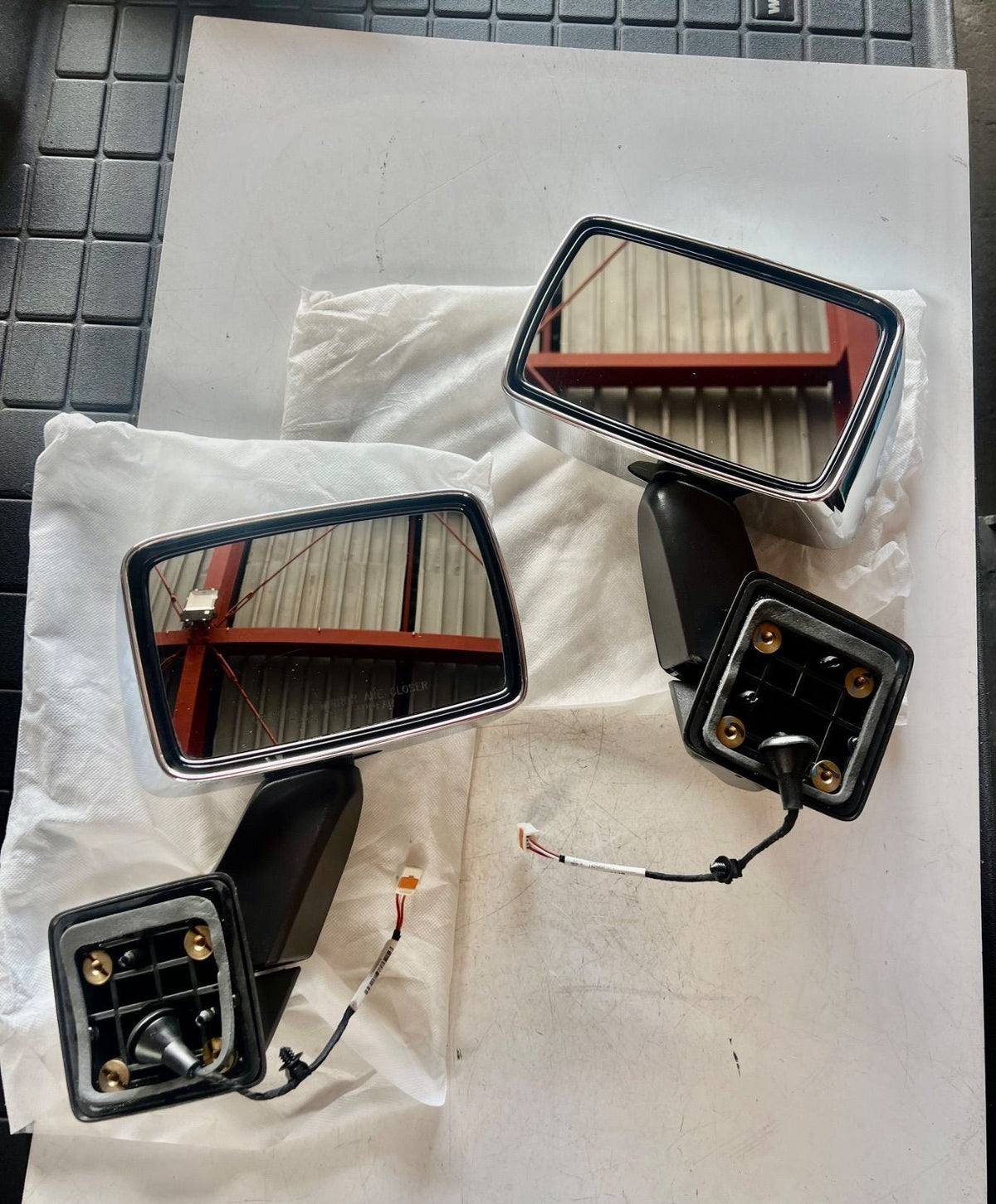 純正部品 06-07 ハマー H3 左右 ドア ミラー hummer H3 15884837 15299025 door mirror