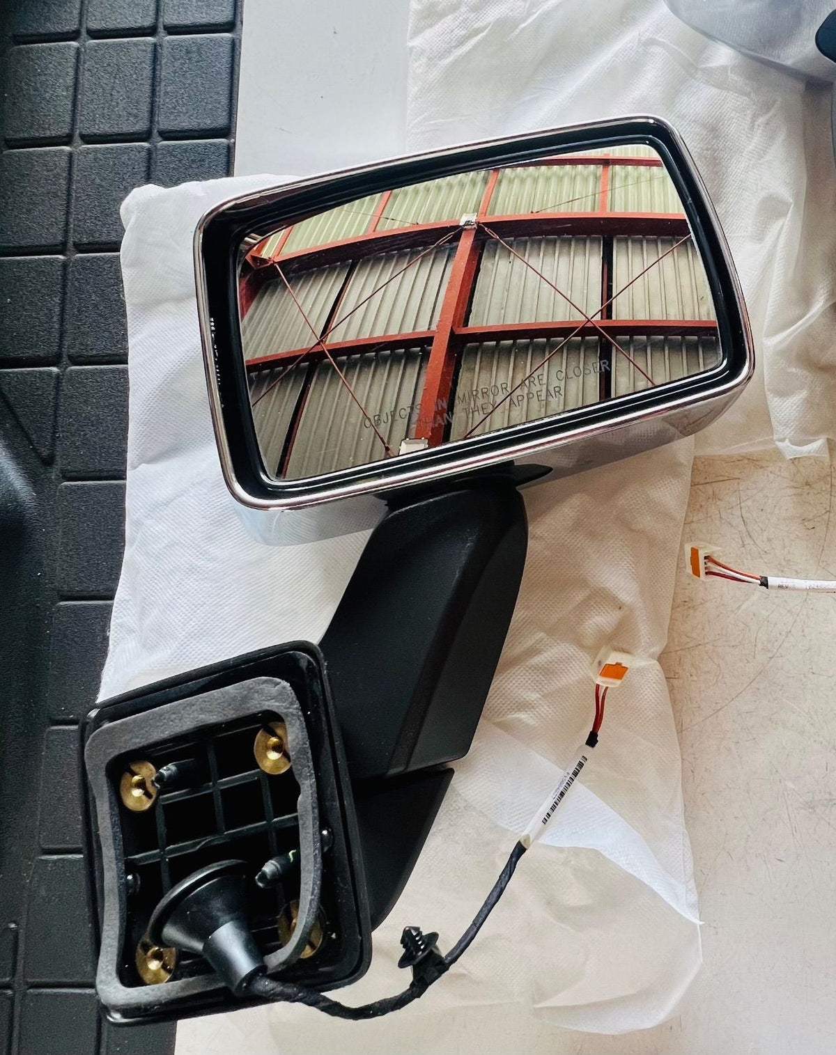 純正部品 06-07 ハマー H3 ドアミラー 15299025 door mirror hummer LH クローム