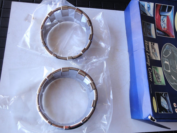 07- ジープ ラングラー クロームトリム アクセサリー ヘッドランプ リム chrome trim accessories head lamp rim Jeep wranger 400127
