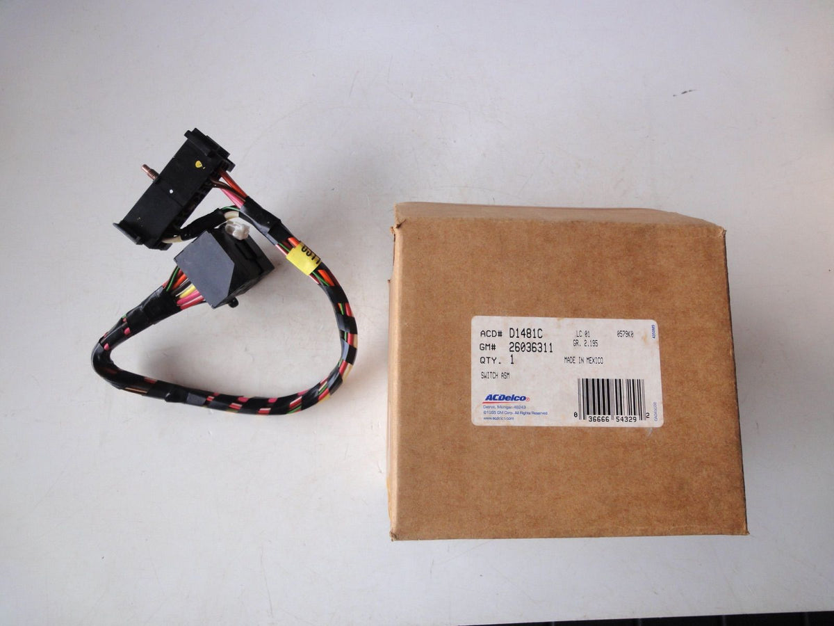 純正部品 95-96 シボレー S10 K1500 K2500 K3500 ブレイザー サバーバン タホ GMC ジミー ソノマ ユーコン 26036311 イグニッション スイッチ スターター Ignition Switch Starter Switch
