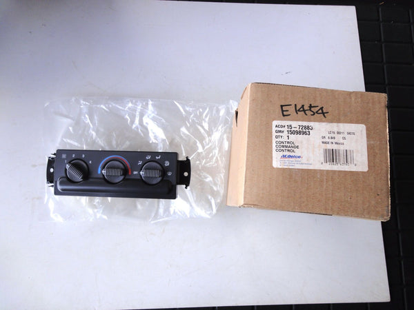 純正部品 98-03 GMC ソノマ ジミー オールズモビル ブラバダ シボレー S10 ブレイザー 15098963 Heater Control ヒーター コントロール A/Cヒーター ユニット エアコン JIMMY SONOMA BLAZER