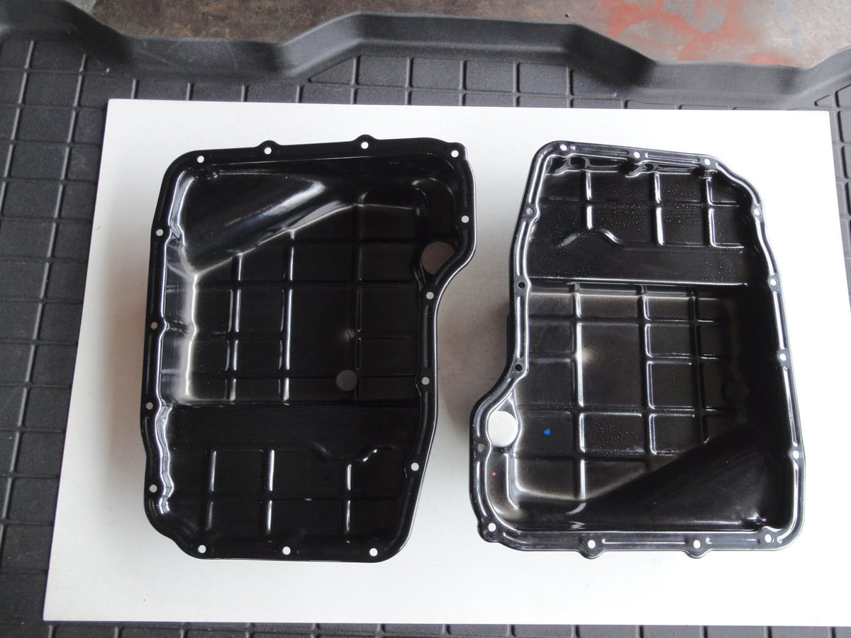 純正部品 2個 99-09 45RFE 545RFE JEEP CHRYSLER DODGE ジープ リバティ ラングラー グランドチェロキー コマンダー トランスミッション オイル パン 5013681AA Transmission Oil Pan