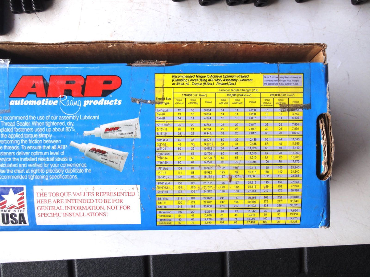 シリンダー ヘッド スタッド ボルト ARP 234-4316 SBC LS1 RO-SERIES cylinder head stud B（6枚目）