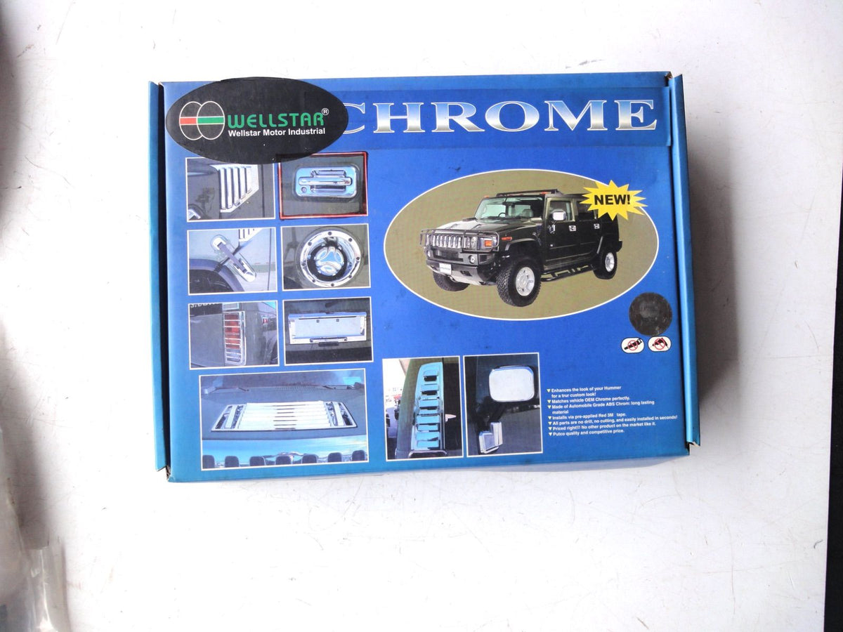 ハマー H2 ドア ハンドル カバー（クローム） DHC-HM30C DOOR HANDLE COVER HUMMER H2 CHROME （3枚目）