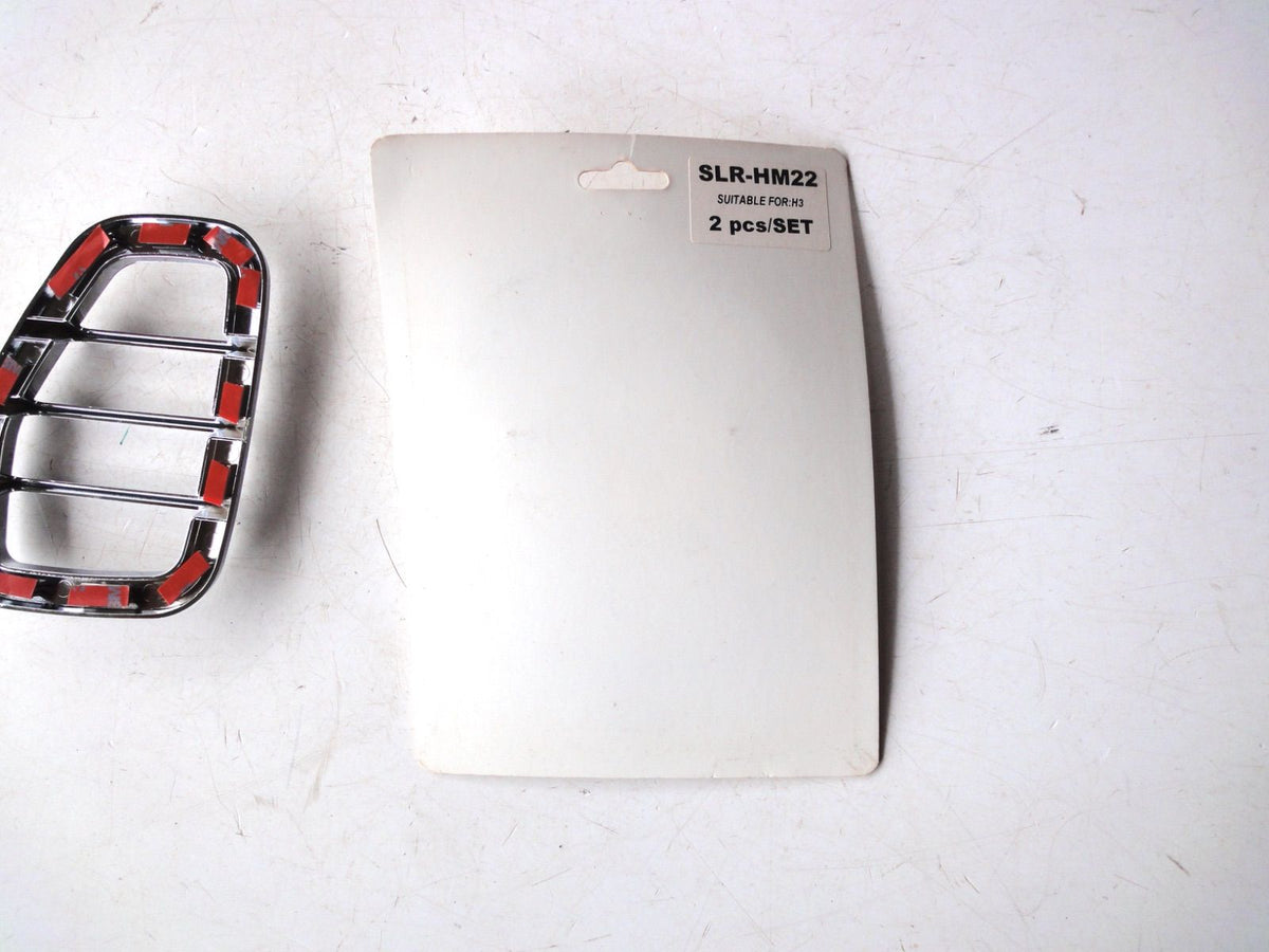 ハマー H3 サイドマーカー カバー SLR-HM22 HUMMER H3 SIDE MARKER COVER クロム CHROME（3枚目）