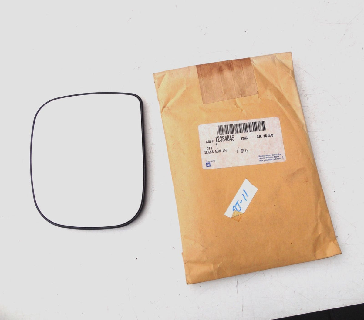 純正部品 96-00 LH シボレー アストロ GMC サファリ ドア ミラー ガラス DOOR MIRROR GLASS 12384845（2枚目）