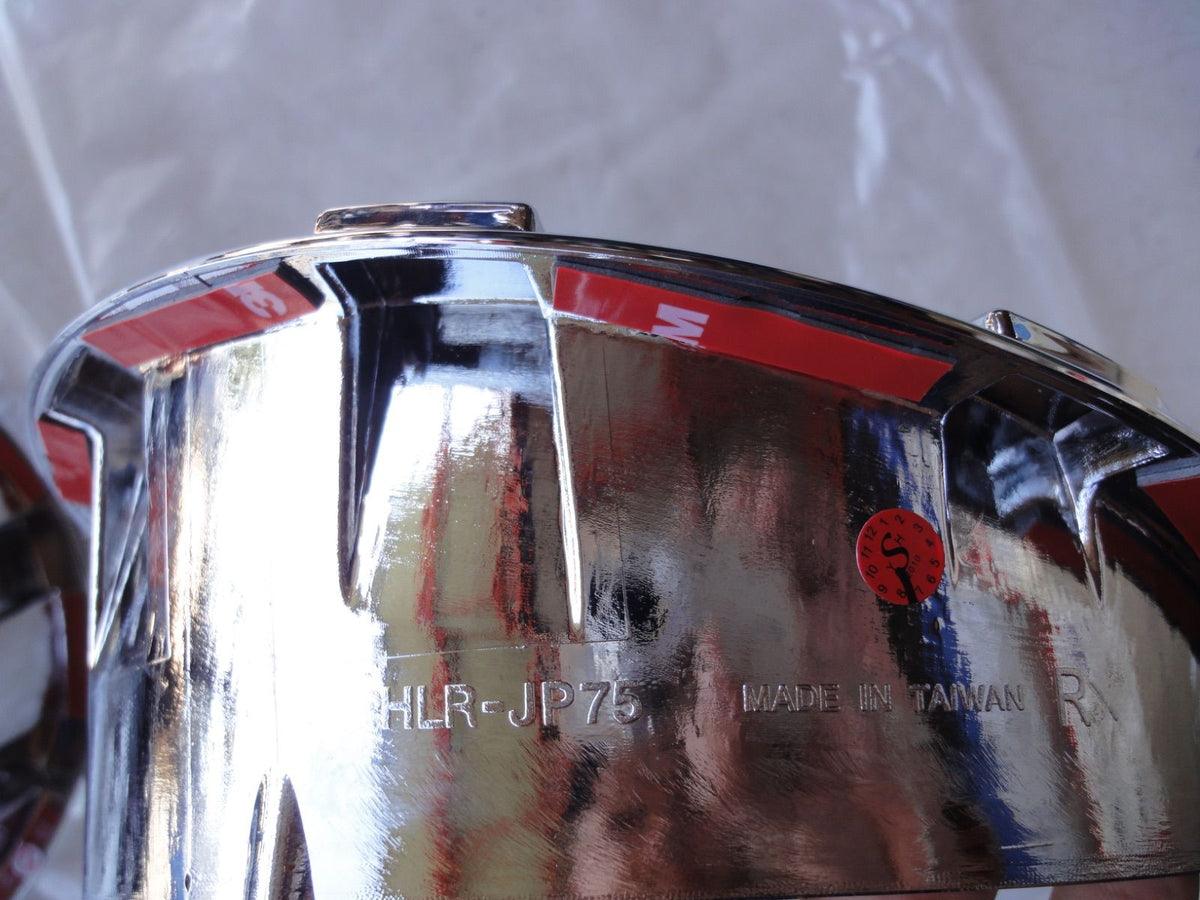 07y~ ジープ ラングラー クローム ヘッドランプ トリムリング 401270 CHROME TRIM HEAD LAMP RIM JEE（4枚目）