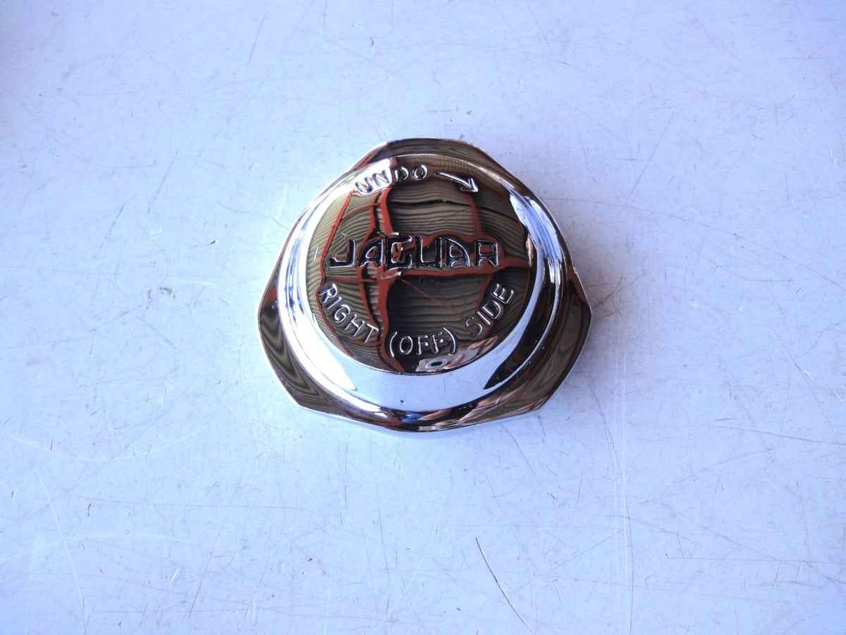 ジャガー スピナー ワイヤー ホイール キャップ（右側／オフサイド） スプラインハブ Spinner Knock off wire wheel JAGUAR R