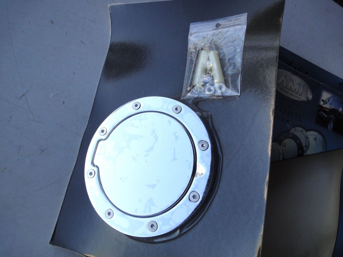 USA 未開封 AMI 6044C ダッジ デュランゴ ビレット フューエル ドア キャップ billet fuel door CAP DO（3枚目）
