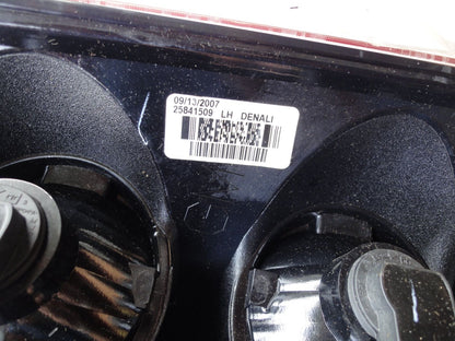 純正部品 左右セット 07-14 GMC ユーコン XL 1500 デナリ テールランプ ライト 25841509 GMC Yukon XL（5枚目）
