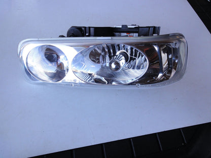 左 02 シボレー タホ サバーバン ヘッドライト ヘッドランプ suburban tahoe headlight headlamp C1500 C2500 C