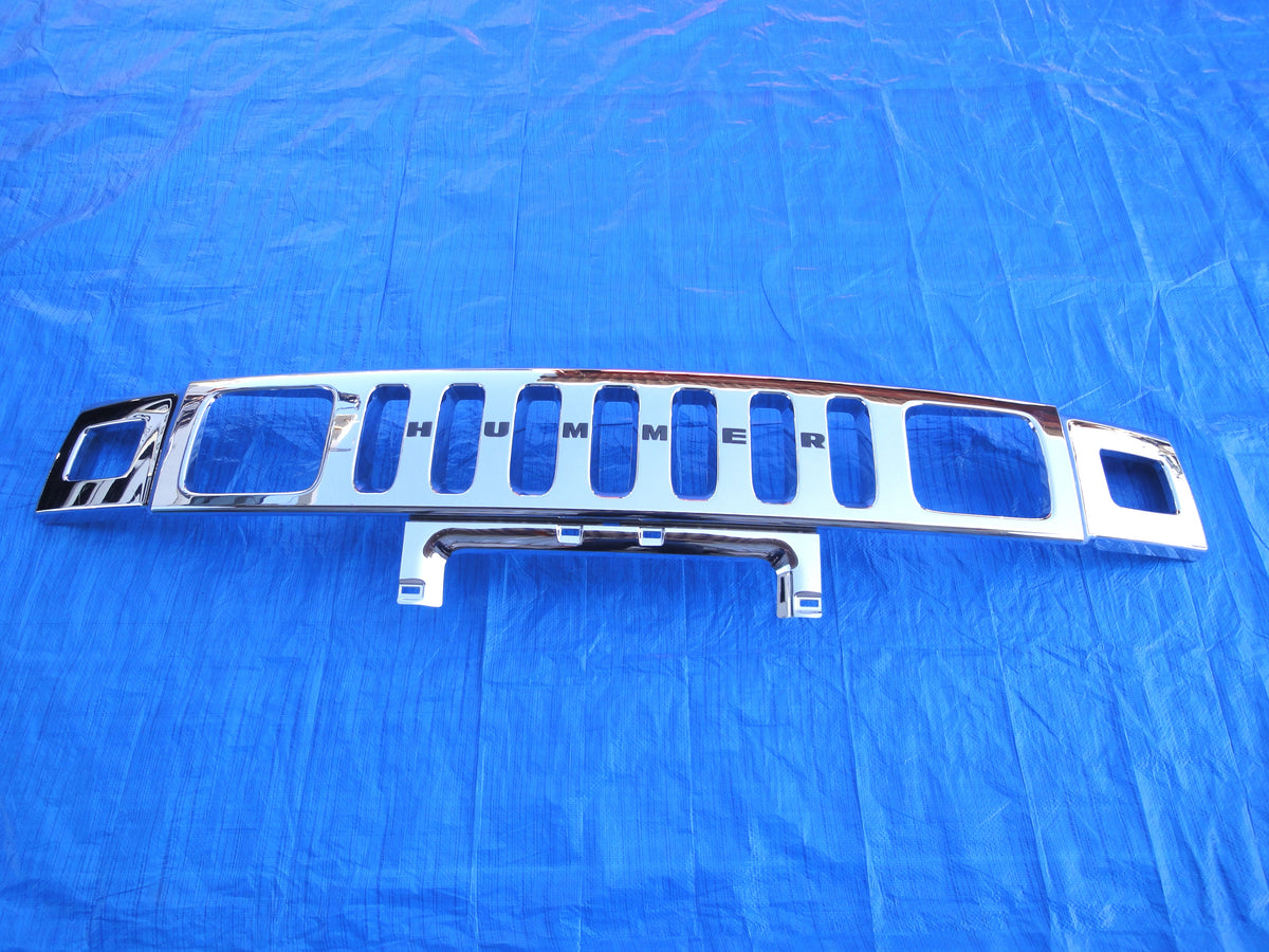 純正部品 ハマー H2 バンパー クローム グリル ラジエーター アッパー 15177227 hummer H2 bumper Chrome Grille Radiator Upper