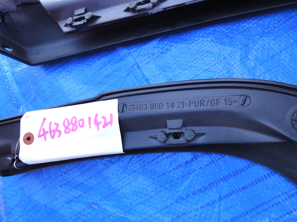 純正部品 1台分 W463 G500 G550 G55 AMG G63 AMG オーバーフェンダー メルセデス ベンツ  Gクラス フェンダーフレア／ホイールアーチトリム G550 Mercedes-Benz  Fender Flares / Wheel Arch Trims G-Class