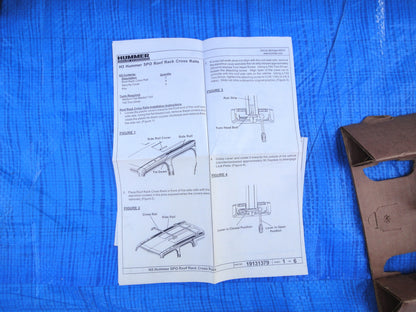 純正部品 06-10 ハマー H3  H3T ルーフ レール パッケージ 荷物 キャリア  12498493 Luggage Roof Rail Package Luggage Carrier  Hummer H3  H3T