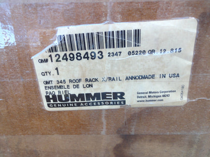 純正部品 06-10 ハマー H3  H3T ルーフ レール パッケージ 荷物 キャリア  12498493 Luggage Roof Rail Package Luggage Carrier  Hummer H3  H3T