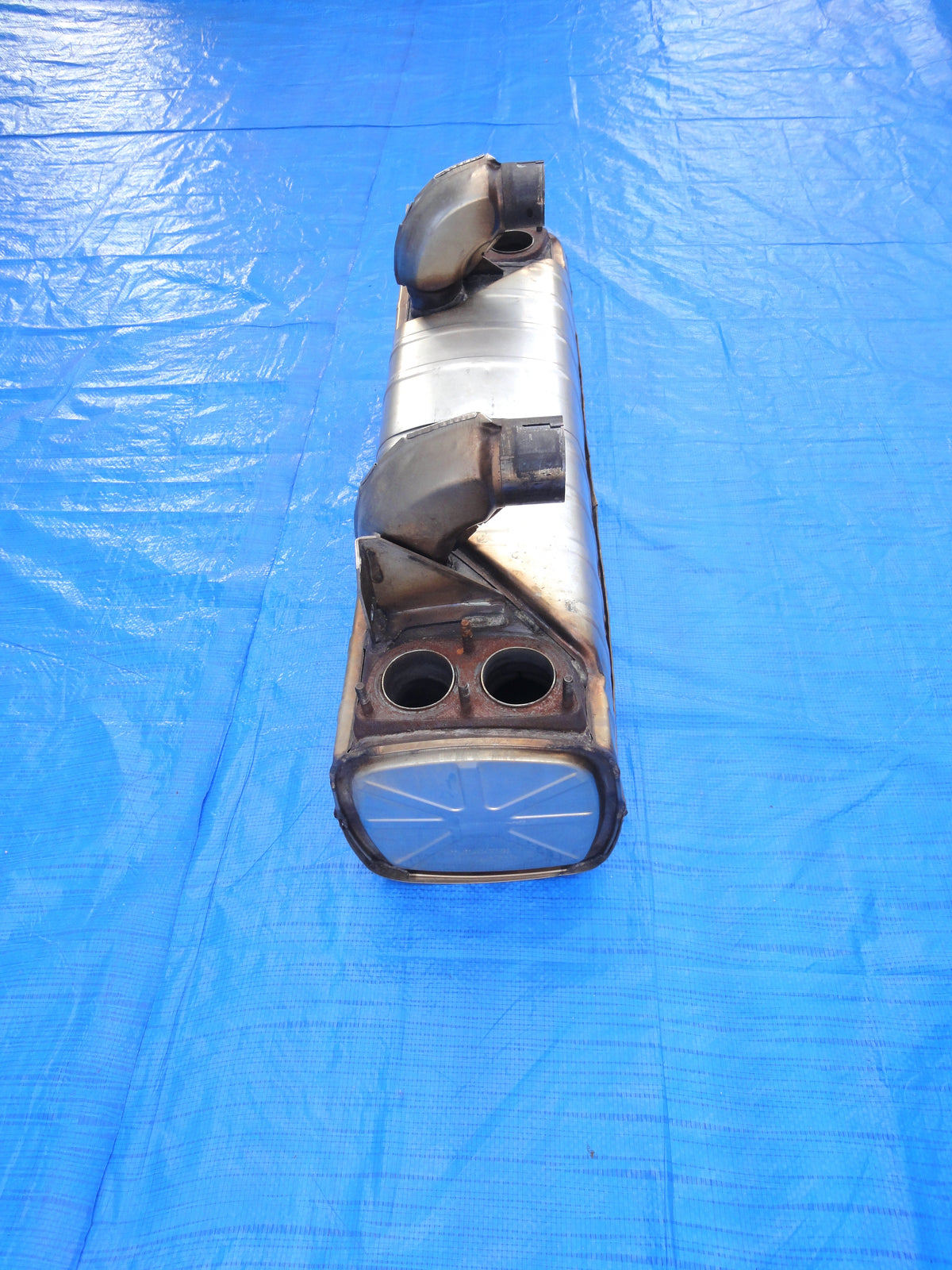 純正部品 99-05 フェラーリ F360 エキゾースト マフラー 360 スパイダー モデナ  Exhaust Muffler  Ferrari 360 Spider Modena MUF131  2057260001 17408g