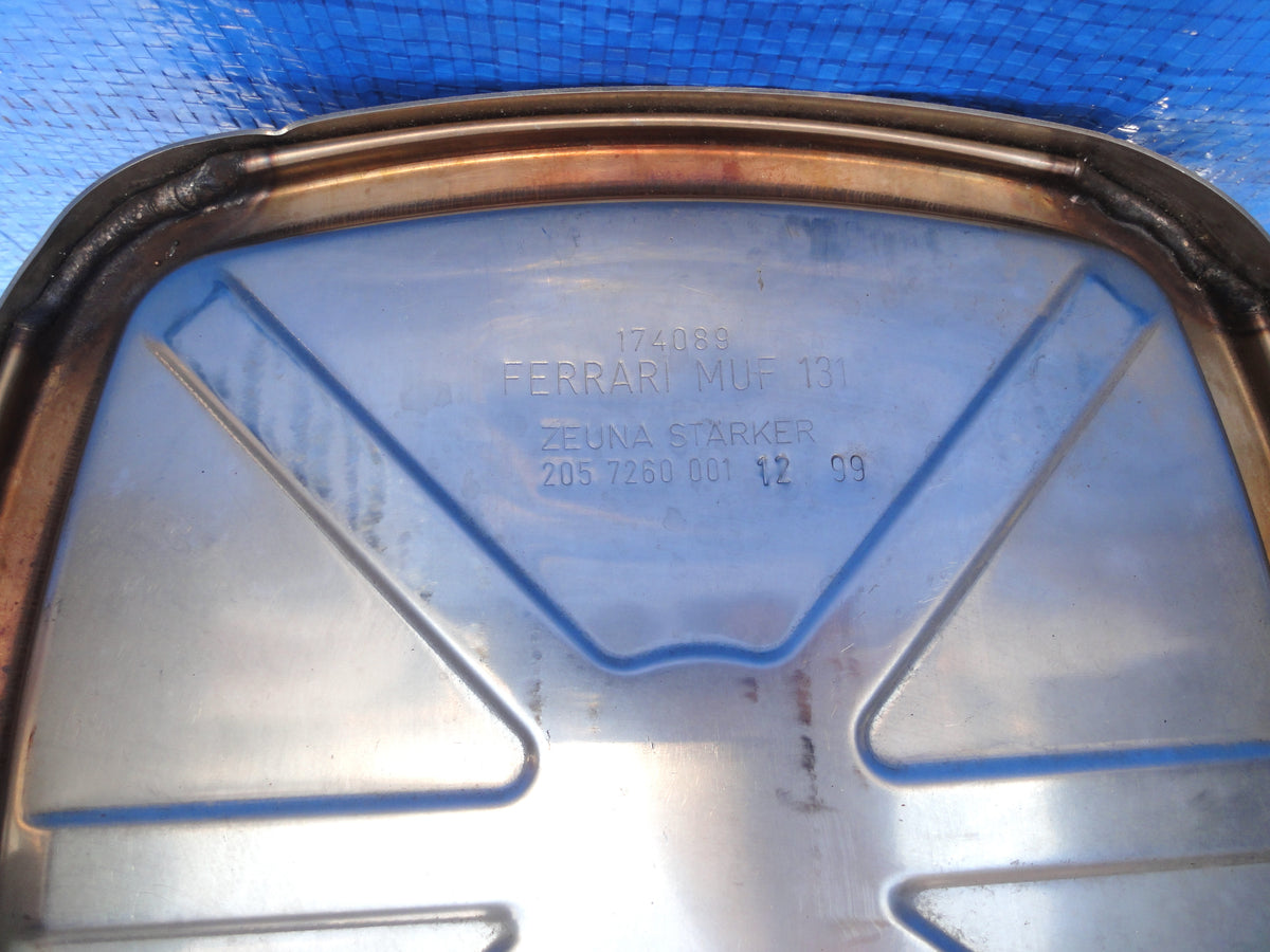 純正部品 99-05 フェラーリ F360 エキゾースト マフラー 360 スパイダー モデナ  Exhaust Muffler  Ferrari 360 Spider Modena MUF131  2057260001 17408g